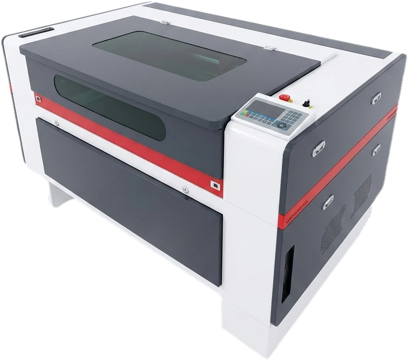 Laser cutting machine, closed